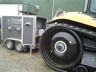 AGCO Netherlands BV huurt EGGERS vermogenstester van 1000 PK.